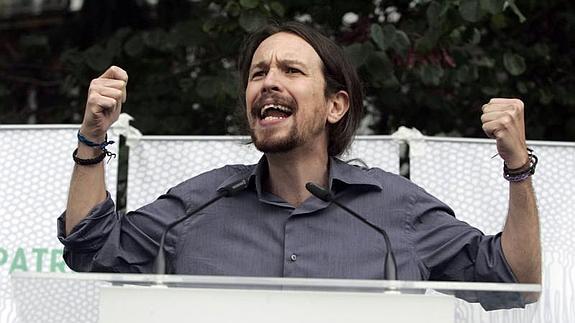 Pablo Iglesias, en Galicia.