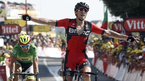 Van Avermaet durante el pasado Tour de Francia. 