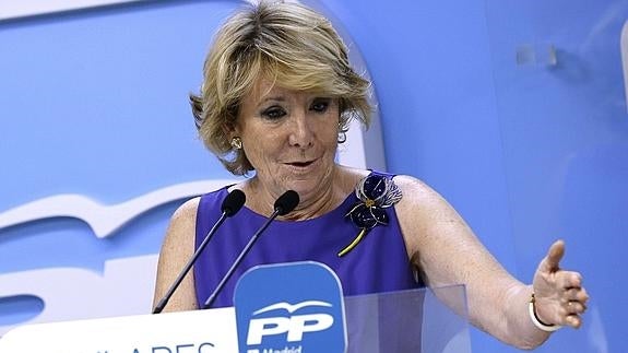 Esperanza Aguirre. 