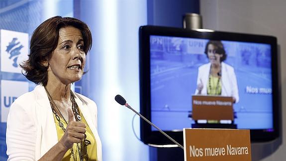 La expresidenta de Navarra Yolanda Barcina.