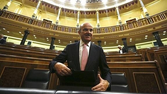 El ministro español de Economía, Luis de Guindos. 