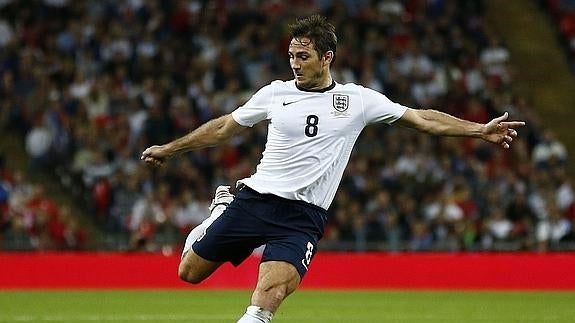 Frank Lampard, con la selección inglesa. 