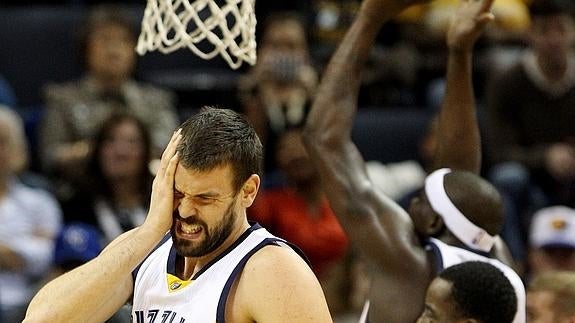 Marc Gasol, en un partido anterior.