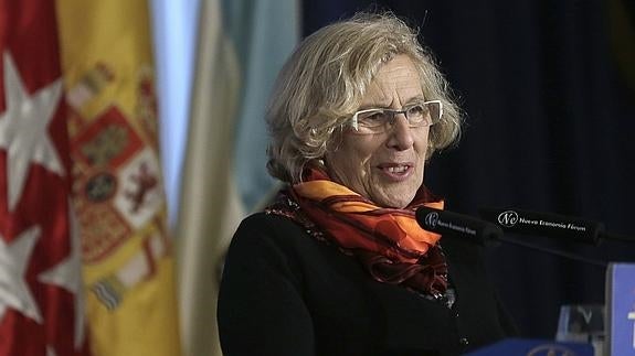 La alcaldesa de Madrid, Manuela Carmena.