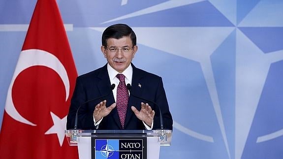 El primer ministro turco, Ahmet Davutoglu.