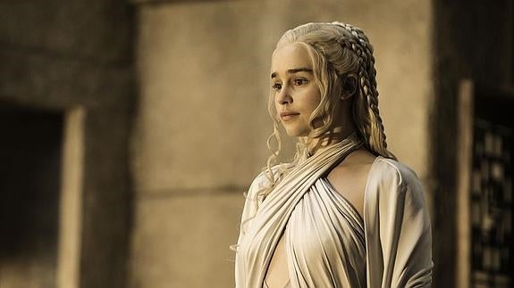 Emilia Clarke, en 'Juego de tronos'.