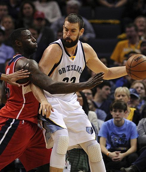 Marc Gasol, durante el partido. 