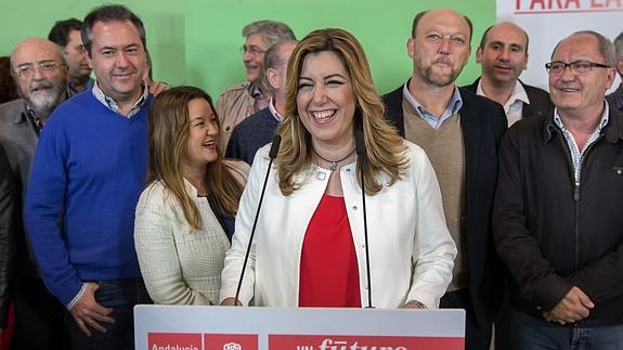 Susana Díaz, secretaria general de los socialistas andaluces.