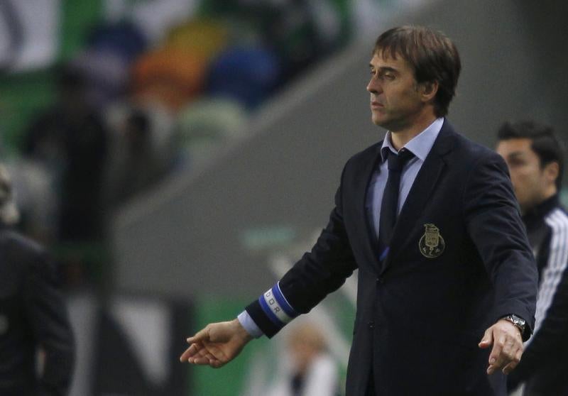 Lopetegui, en un encuentro del Oporto. 