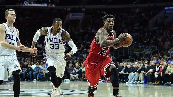 Jimmy Butler logró 53 puntos. 