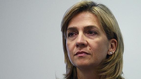 La infanta Cristina. 