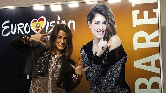 Barei, la escogida para representar a España en Eurovisión. 