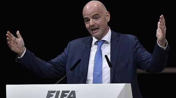 Gianni Infantino, nuevo presidente de la FIFA. 