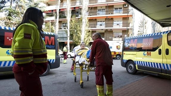 Urgencias del Hospital Puerta del Hierro, en Madrid.