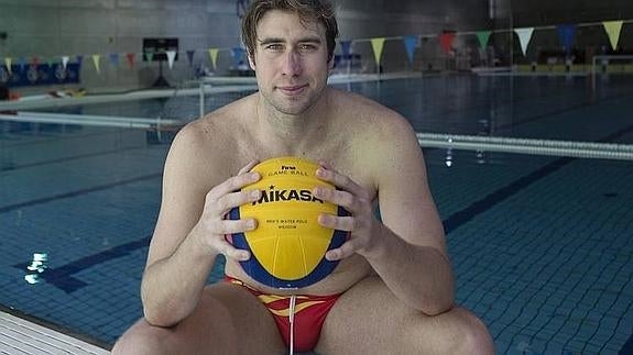 Molina posa tras un entrenamiento. 