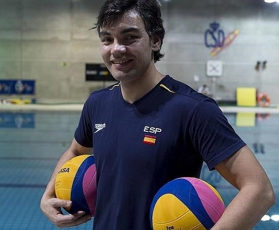 Gabi Hernández posa después de un entrenamiento. 
