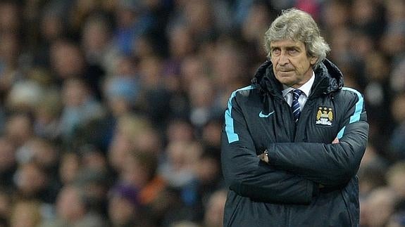 Manuel Pellegrini, ante el Real Madrid. 