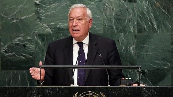 El ministro de Exteriores, José Manuel García Margallo. 