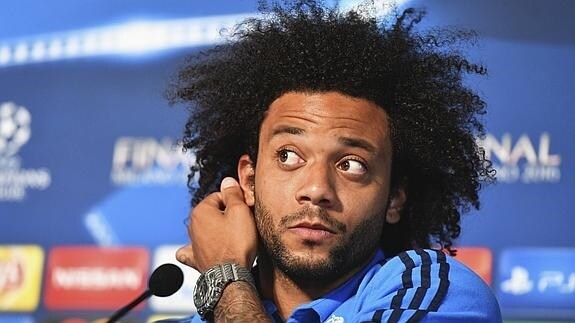 Marcelo, durante la rueda de prensa previa a la final. 