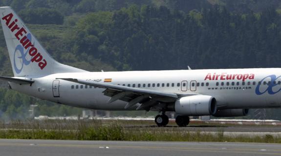 Avión de Air Europa. 