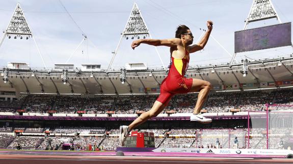 Martin Parejo Maza, durante los Juegos Paralímpicos de Londres 2012. 