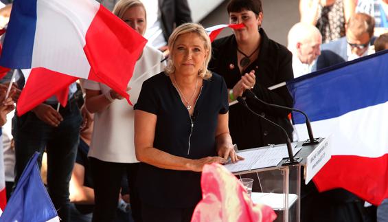 Marine Le Pen, líder del Frente Nacional.