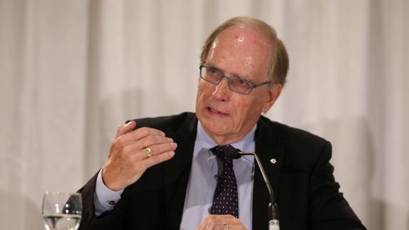 Richard McLaren, durante una rueda de prensa. 