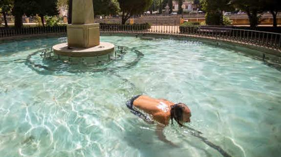 Ola de calor en Granada.