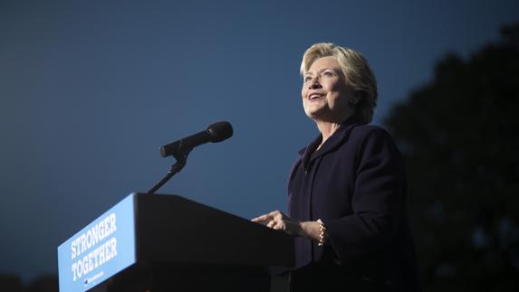 La ex secretaria de Estado y candidata demócrata a la Casa Blanca, Hillary Clinton.