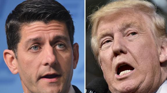 Paul Ryan y Donald Trump