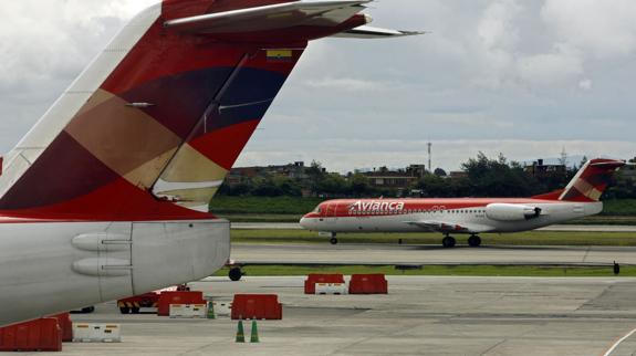 Aviones de Avianca.