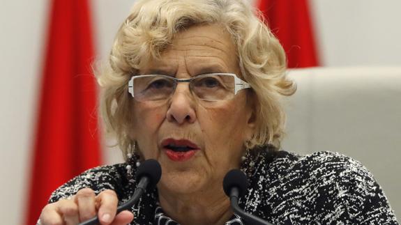 La alcaldesa de Madrid, Manuela Carmena. 