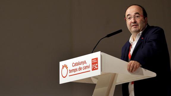 El líder del PSC, Miquel Iceta.