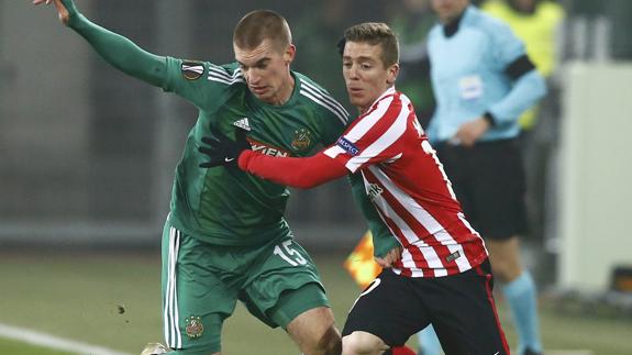 Muniain, en el partido. 