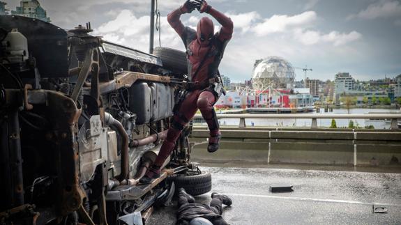 Escena de la película 'Deadpool'.