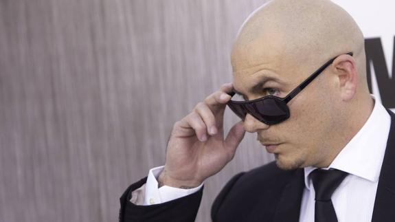 Pitbull acude a un evento en Nueva York. 