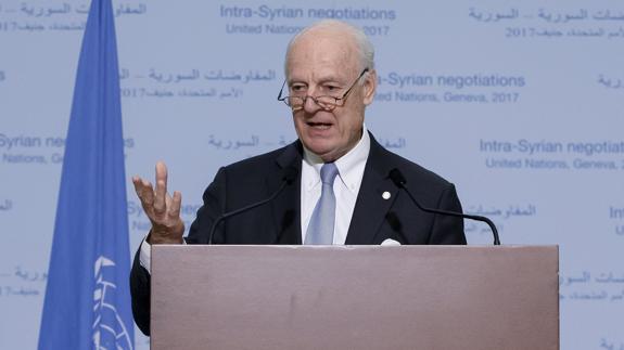 Staffan de Mistura, enviado especial de la ONU para el conflicto sirio.