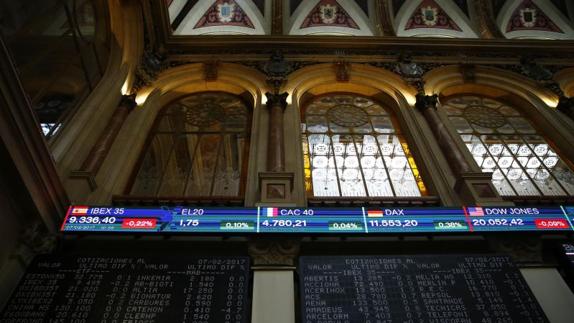 Bolsa de Madrid.