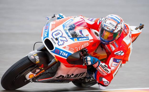 Dovizioso, en Sachsenring. 