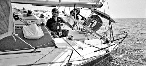 REGATA OCEÁNICA. Bill Basagoiti Brown pondrá a prueba su capacidad de supervivencia y sus dotes de navegante en el Gran Prix del Atlántico, una competición que este joven                  asturiano aspira a ganar. / E. C.