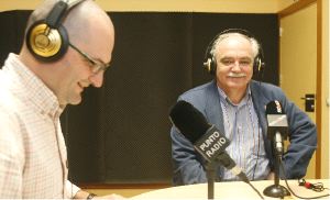 DIRECTO. Jaime Ceñal y Misael Fernández Porrón, durante la entrevista. / MARIO ROJAS