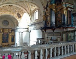 El órgano de la iglesia de La Corte. / M. R.