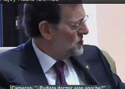 Rajoy habla 'spanglish': "It' s very difficult todo esto"