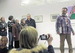 Campal, a la derecha, ayer en la Factoría Cultural. ::                             SERGIO LÓPEZ