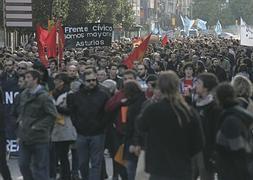 Manifestación en Gijón por la dación en pago como solución hipotecaria