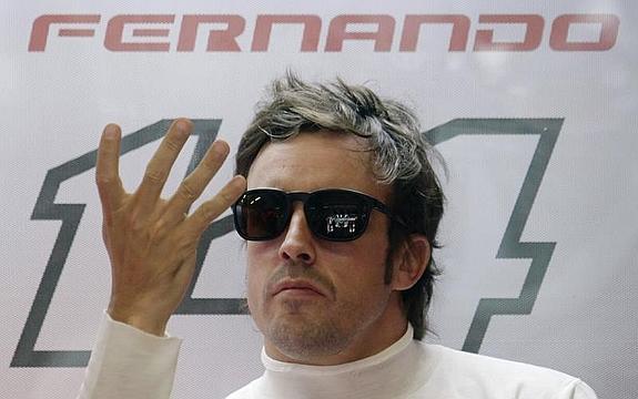 Fernando Alonso, en el circuito de Spielberg, Austria. 