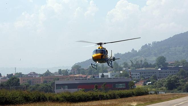 El Pegasus, hoy, despegando. 