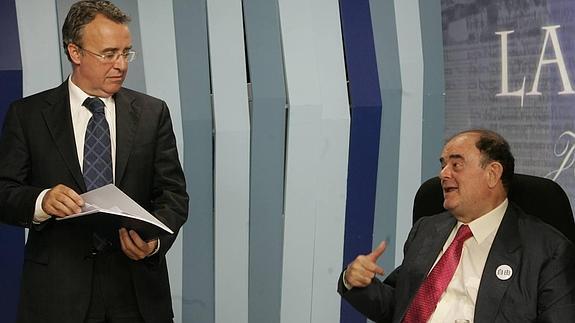 Garriga y Masip, en un debate previo a las elecciones de 2009.