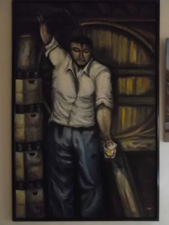 La obra en la que Hernández retrata al hostelero parragués. 