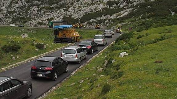 Colapso en la carretera de los Lagos